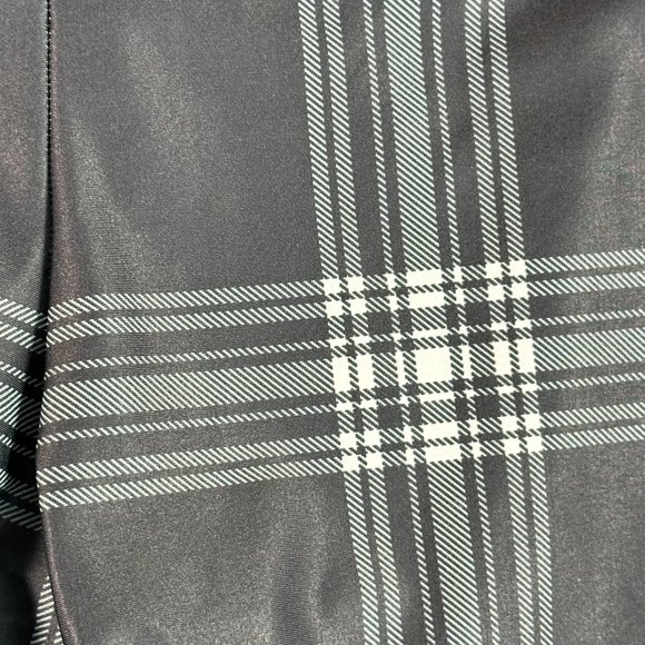 Bombshell Sportswear Black and White Plaid Leggings - Picture 5 of 9